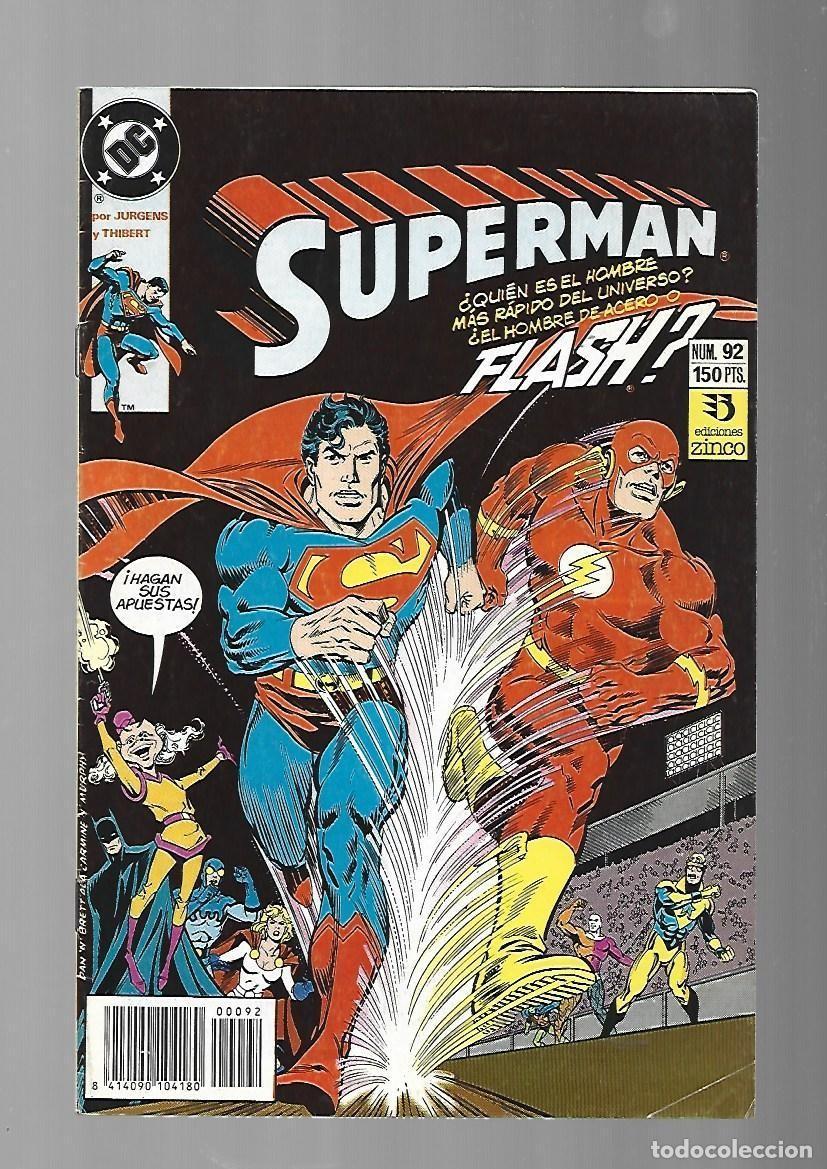 C&oacute;mics: Superman, 92, 1991, Zinco, muy buen estado