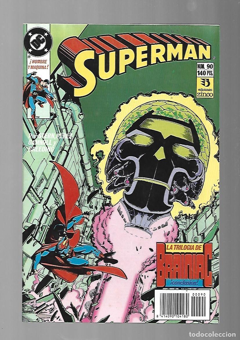 C&oacute;mics: Superman, 90, 1991, Zinco, muy buen estado