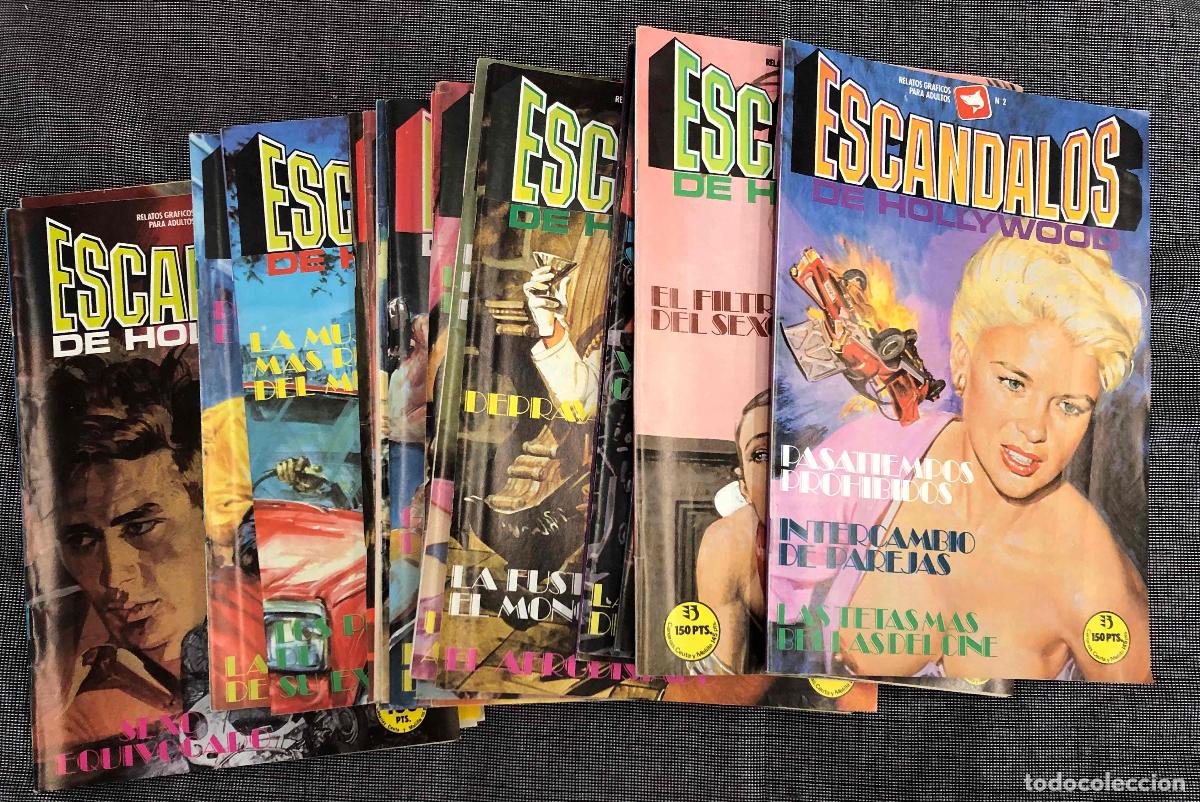 C&oacute;mics: ESCANDALOS DE HOLLYWOOD RELATOS GRAFICOS PARA ADULTOS N&ordm; 2 AL 20 ZINCO 1998. CASI COMPLETA FALTA 1