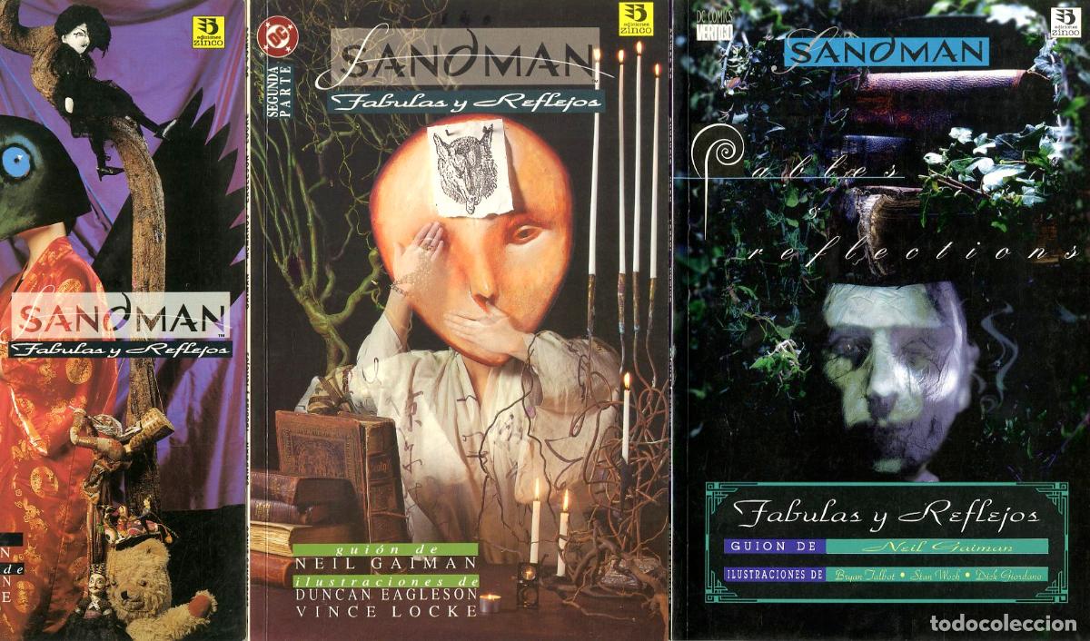 C&oacute;mics: Sandman F&aacute;bulas y Reflejos - Completa 4 num. / DC - Vertigo (Zinco, 1994) - Neil Gaiman
