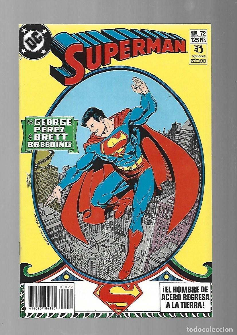 C&oacute;mics: Superman, 72, 1990, Zinco, muy buen estado