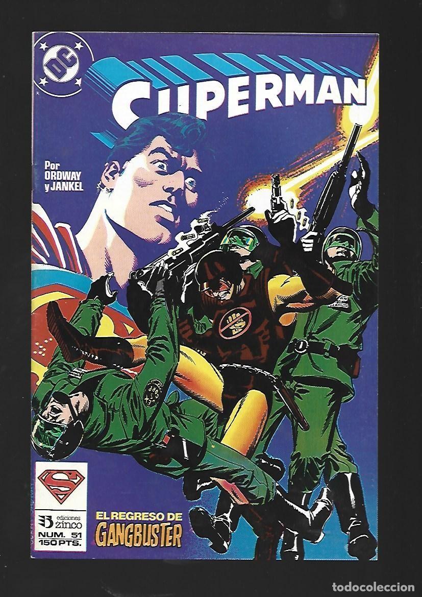 C&oacute;mics: Superman, 51, 1989, Zinco, muy buen estado
