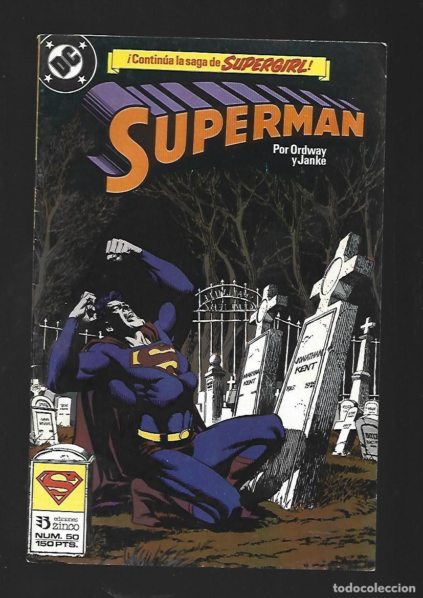 C&oacute;mics: Superman, 50, 1989, Zinco, muy buen estado