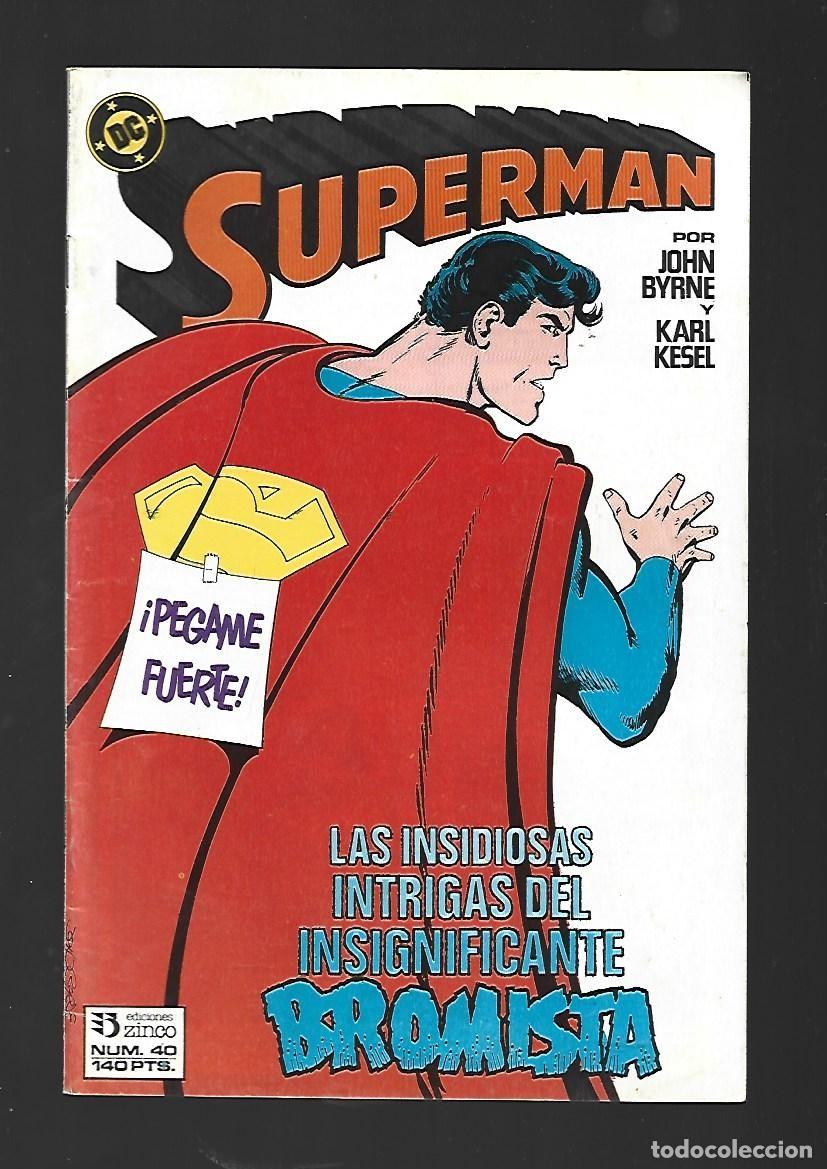 C&oacute;mics: Superman, 40, 1989, Zinco, muy buen estado