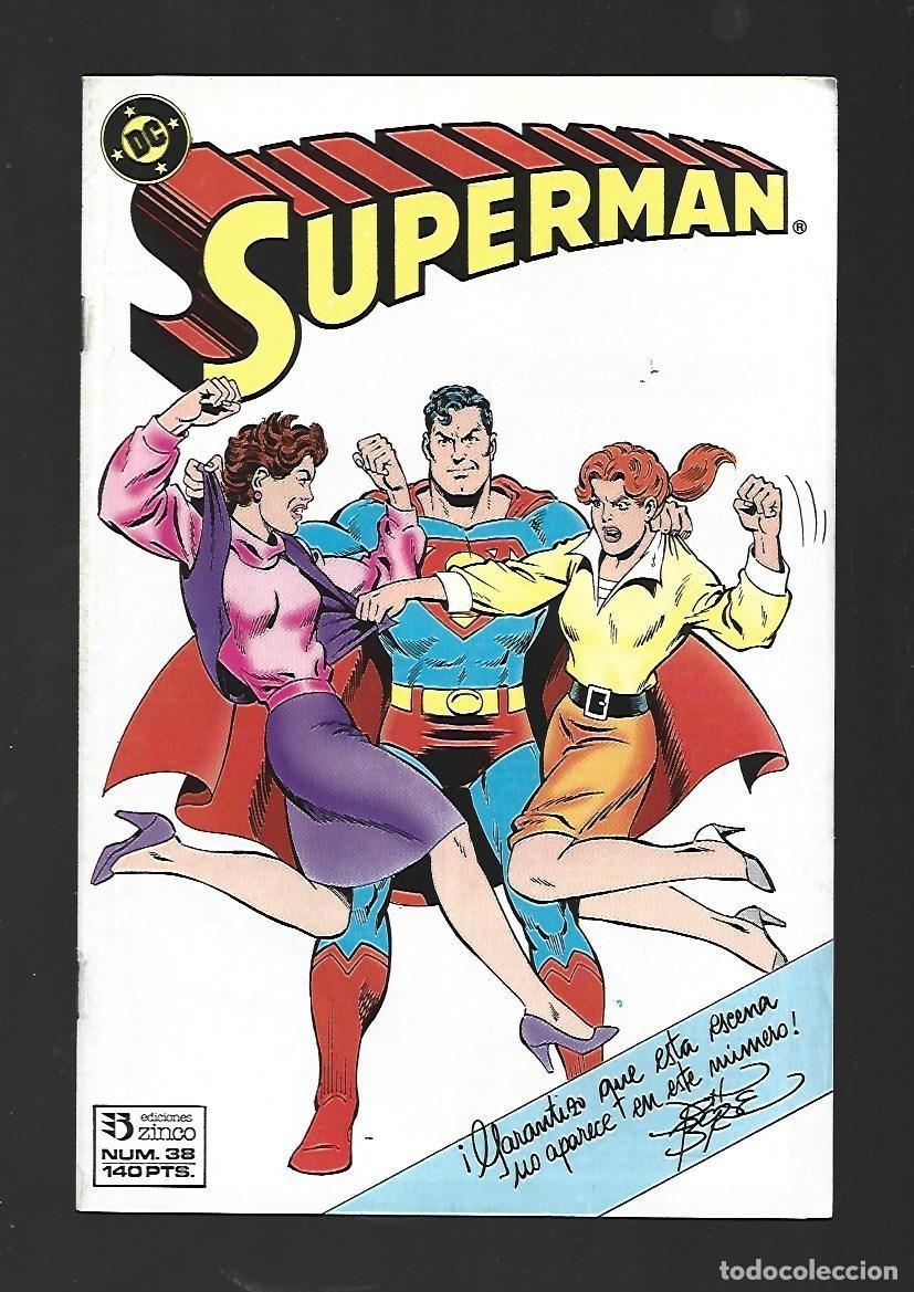 C&oacute;mics: Superman, 38, 1989, Zinco, muy buen estado