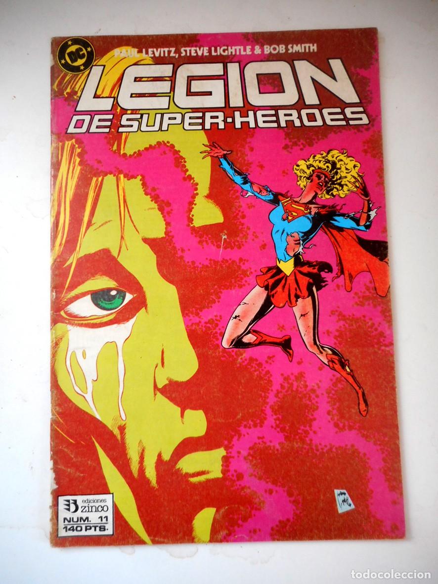 C&oacute;mics: LEGI&Oacute;N DE SUPER-H&Eacute;ROES N&ordm;11 BAUTISMO (ZINCO-AGOSTO 1988) PAUL LEVITZ - GREG LAROCQUE