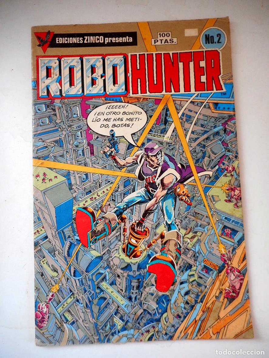 C&oacute;mics: ROBO HUNTER N&ordm;2 (ZINCO-JUNIO 1985) ALAN GRANT - CARLOS EZQUERRA