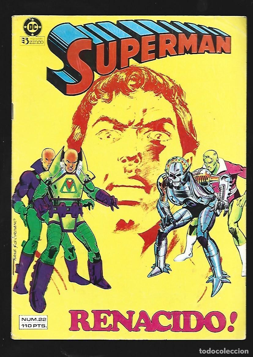 C&oacute;mics: Superman, 22, 1985, Zinco, muy buen estado