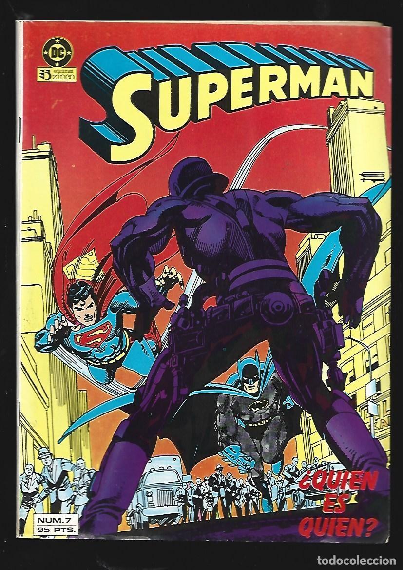 C&oacute;mics: Superman, 7, 1984, Zinco, muy buen estado
