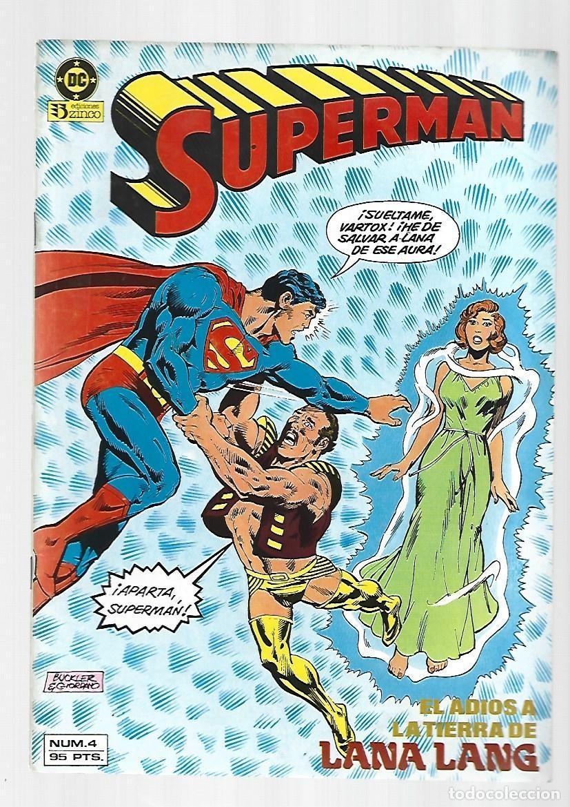 C&oacute;mics: Superman, 4, 1984, Zinco, muy buen estado