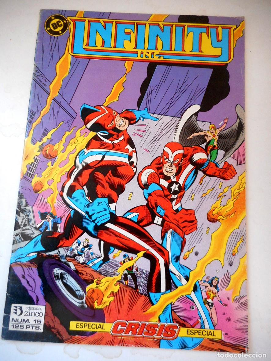 Comics: INFINITY INC N&ordm;15 -ESPECIAL CRISIS- (ZINCO -NOVIEMBRE 1987) ROY THOMAS - TODD MCFARLANE