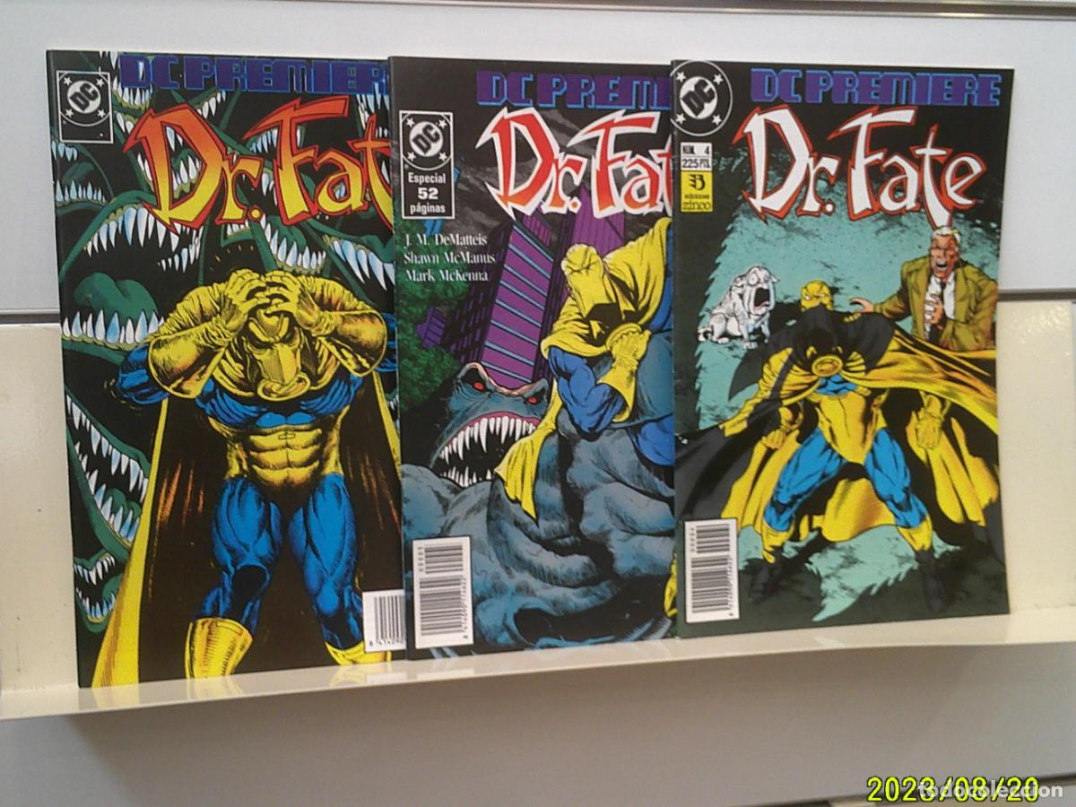 C&oacute;mics: DC PREMIERE DR. FATE COMPLETA 3 NUMEROS 4-5 Y 6 - ZINCO