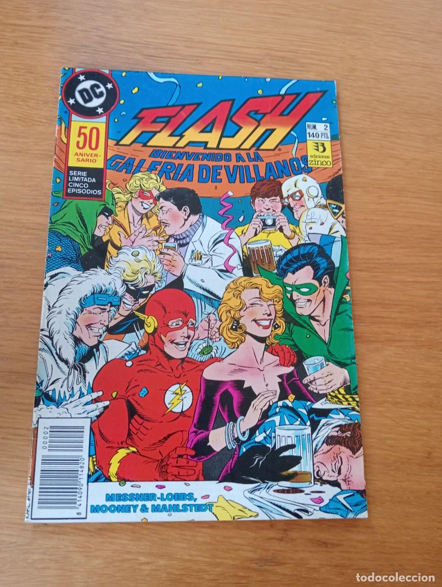 C&oacute;mics: FLASH VOL. 2 N.&ordm; 2 (DE 5). SERIE LIMITADA 50 ANIVERSARIO. GRAPA. ZINCO. DC. 1990.