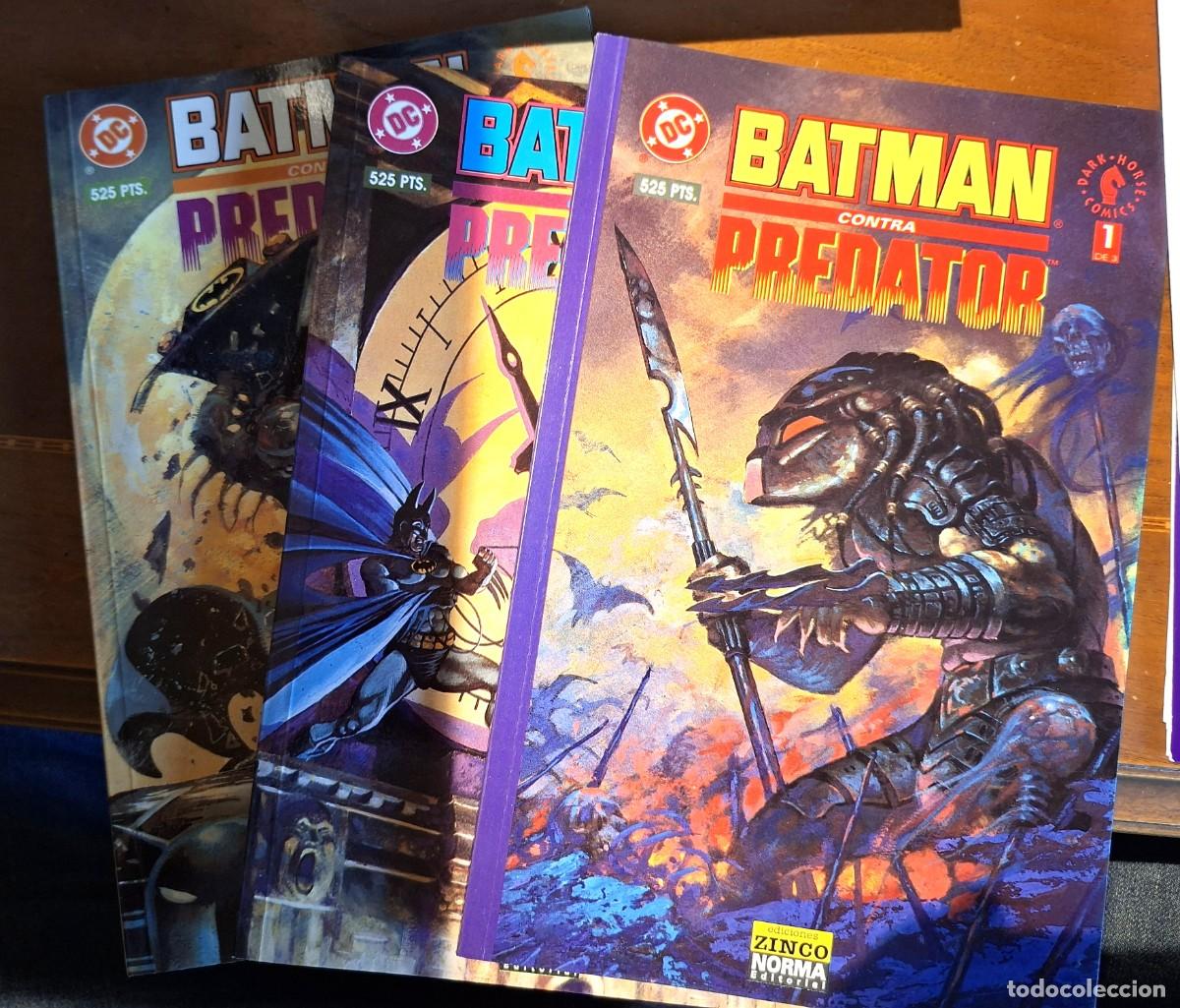 C&oacute;mics: Batman contra Predator - 3 ejemplares - Completa