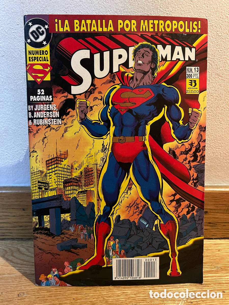 Comics: Superman &iexcl;La batalla por metr&oacute;polis! n&uacute;mero 13