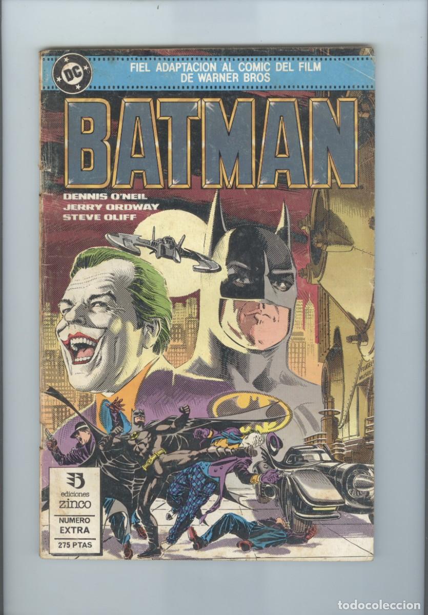 Comics: Zinco. Batman. Fiel adaptaci&oacute;n al c&oacute;mic del film. O Neil. Ordway. Oliff. N&uacute;mero extra.