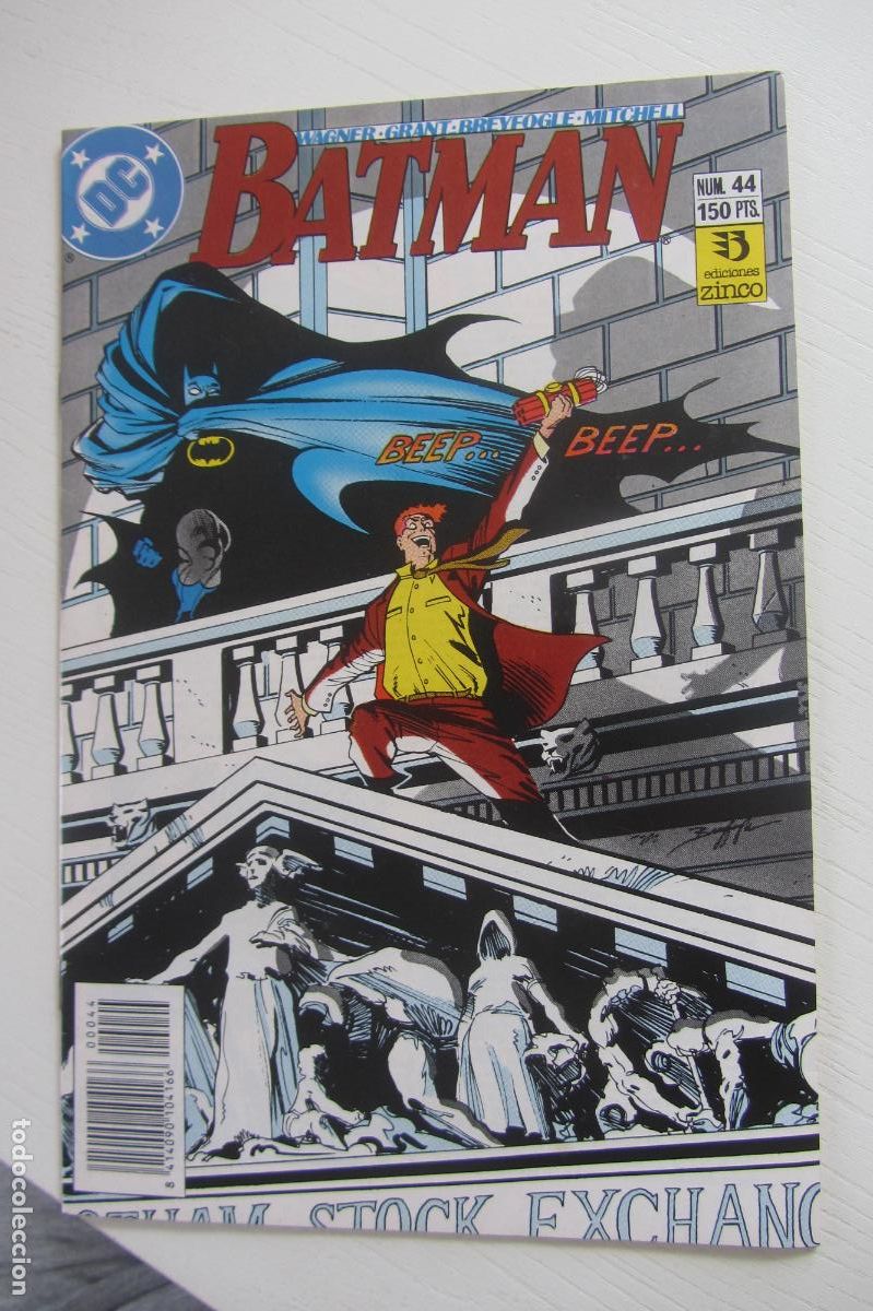 C&oacute;mics: BATMAN n&ordm; 44 - A&Ntilde;O 1989 - ZINCO - POR ALAN GRANT & BREYFOGLE ZINCO ARX63