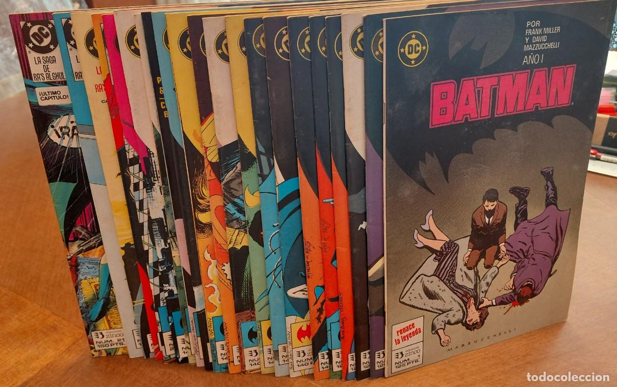 C&oacute;mics: BATMAN del n&uacute;m. 1 al 21 (EDICIONES ZINCO - 1987) 25x17