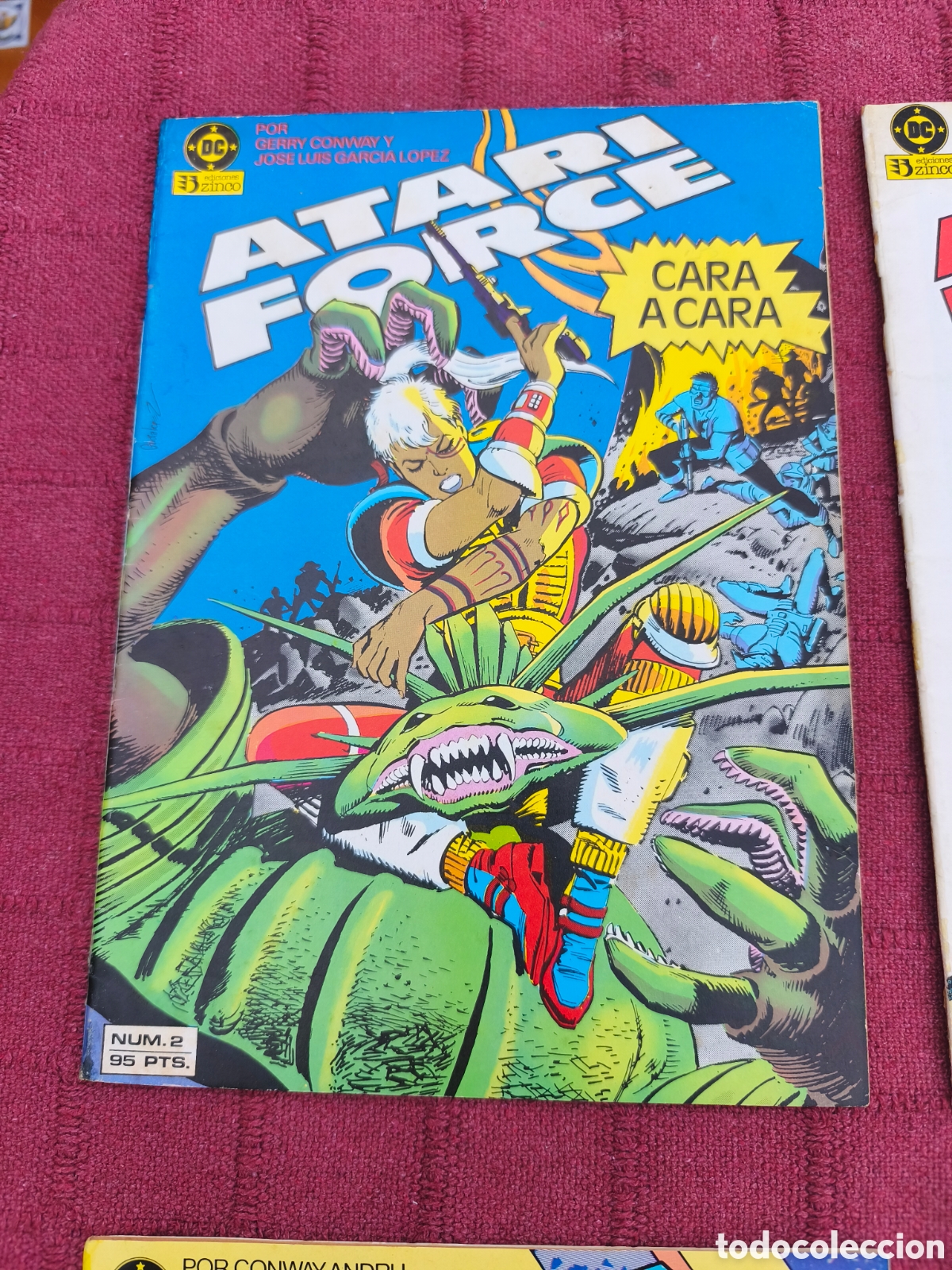 C&oacute;mics: ATARI FORCE 2, ATARI FORCE 3,ATARI FORCE 4, RETAPADO ATARI FORCE DEL NUMERO 6 AL 10, EDICIONES ZINCO - Foto 2