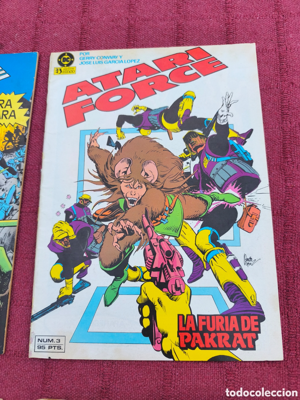 C&oacute;mics: ATARI FORCE 2, ATARI FORCE 3,ATARI FORCE 4, RETAPADO ATARI FORCE DEL NUMERO 6 AL 10, EDICIONES ZINCO - Foto 3