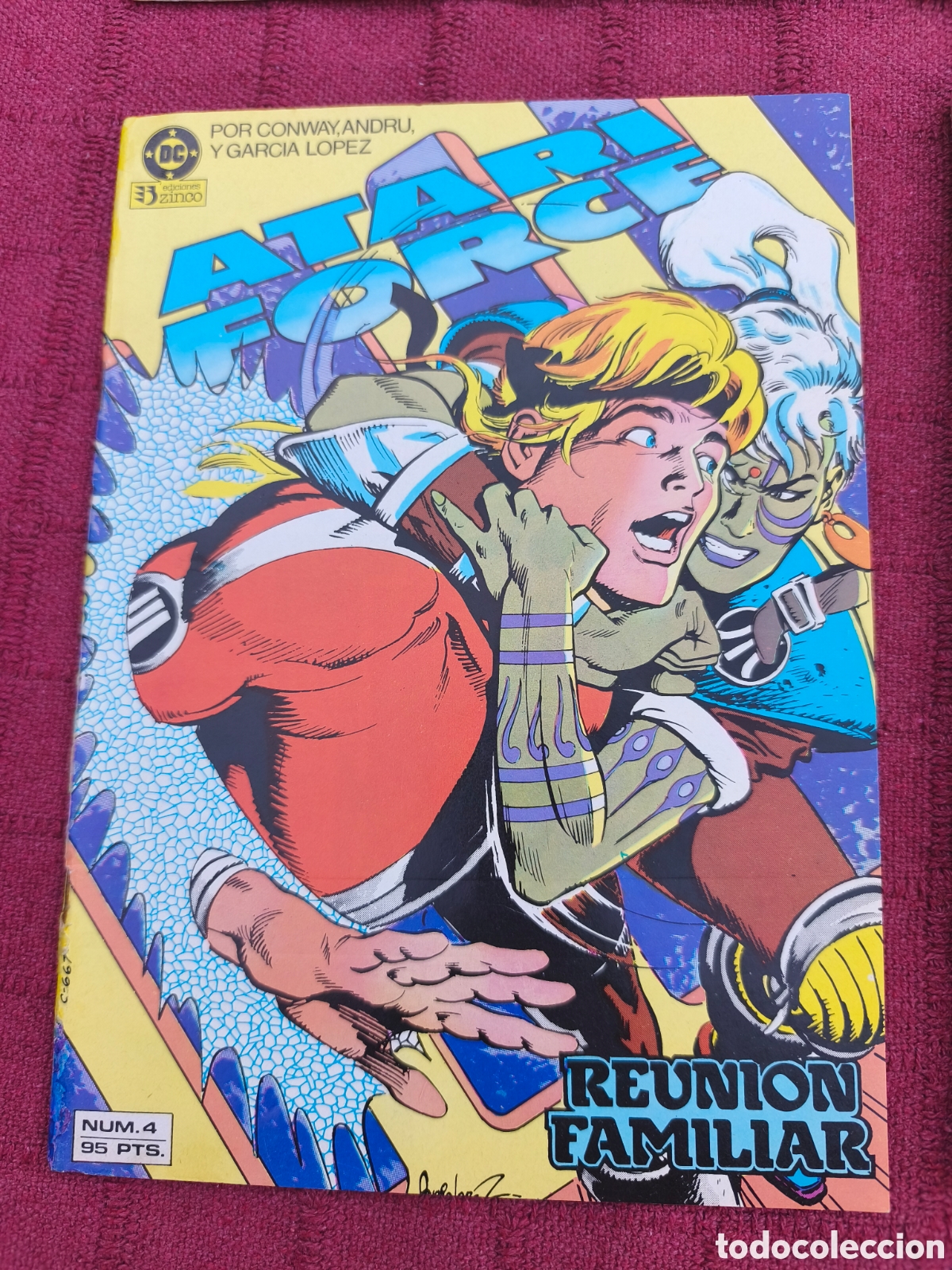 C&oacute;mics: ATARI FORCE 2, ATARI FORCE 3,ATARI FORCE 4, RETAPADO ATARI FORCE DEL NUMERO 6 AL 10, EDICIONES ZINCO - Foto 4