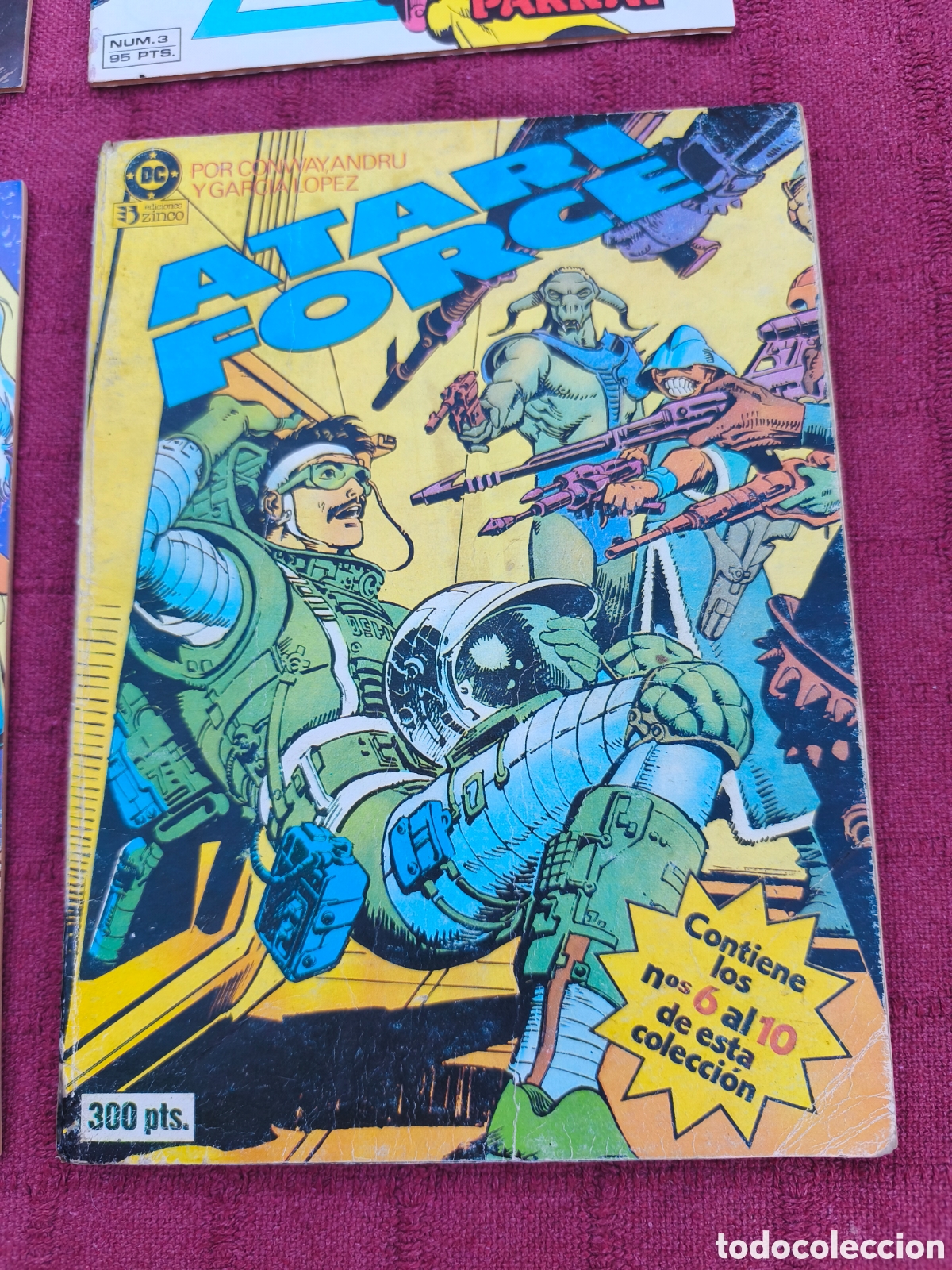 C&oacute;mics: ATARI FORCE 2, ATARI FORCE 3,ATARI FORCE 4, RETAPADO ATARI FORCE DEL NUMERO 6 AL 10, EDICIONES ZINCO - Foto 5