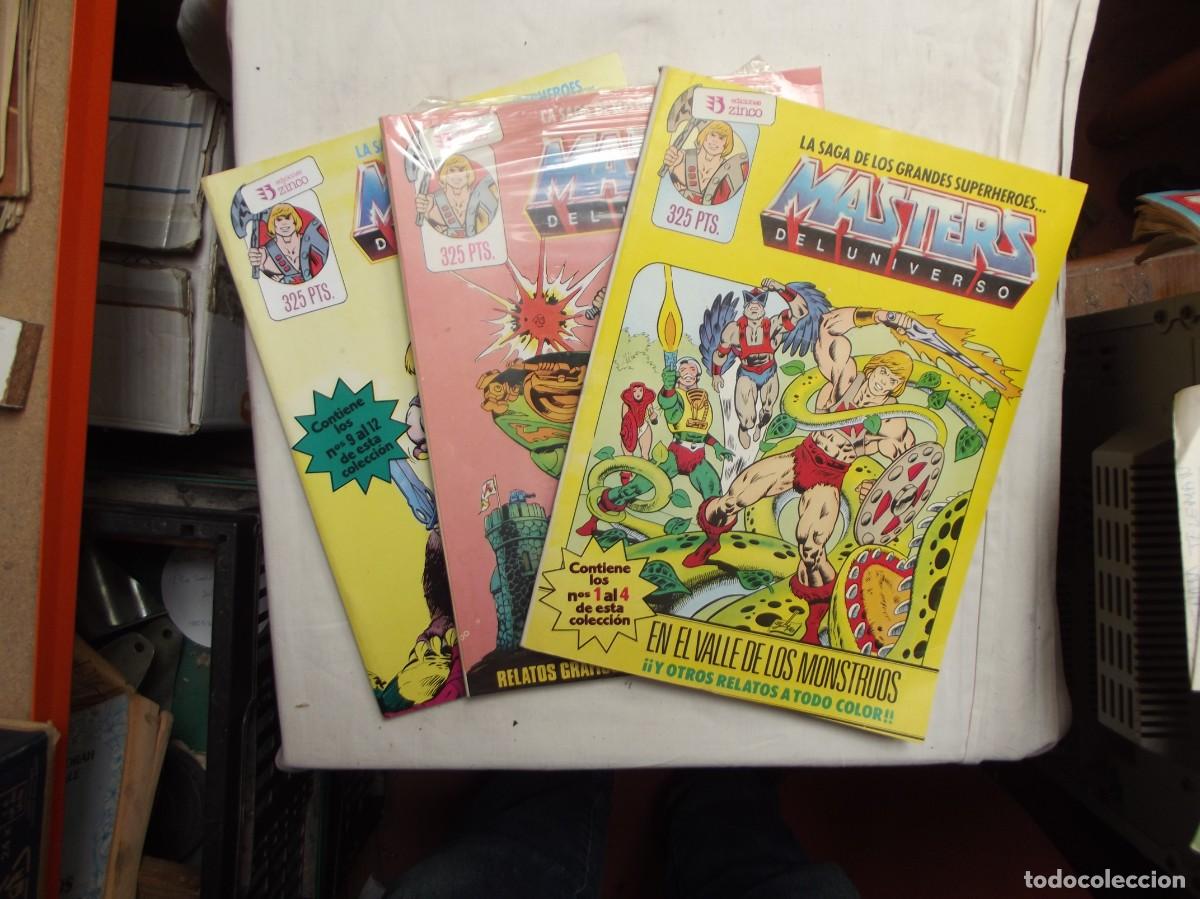 C&oacute;mics: MASTERS DEL UNIVERSO NUMEROS DEL 1 AL 12 EN TRES TOMOS
