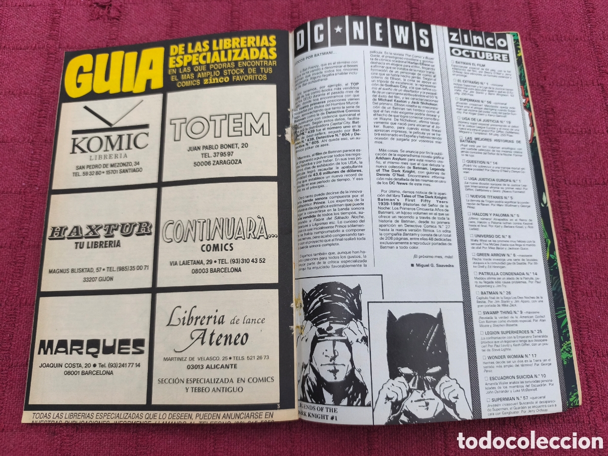C&oacute;mics: RETAPADO LA COSA DEL PANTANO NUMEROS DEL 9 AL 12 EDITORIAL ZINCO - Foto 8