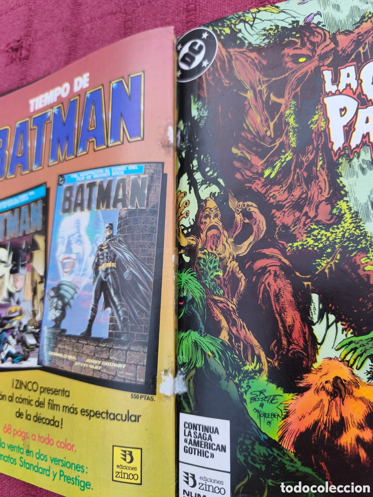 C&oacute;mics: RETAPADO LA COSA DEL PANTANO NUMEROS DEL 9 AL 12 EDITORIAL ZINCO - Foto 10