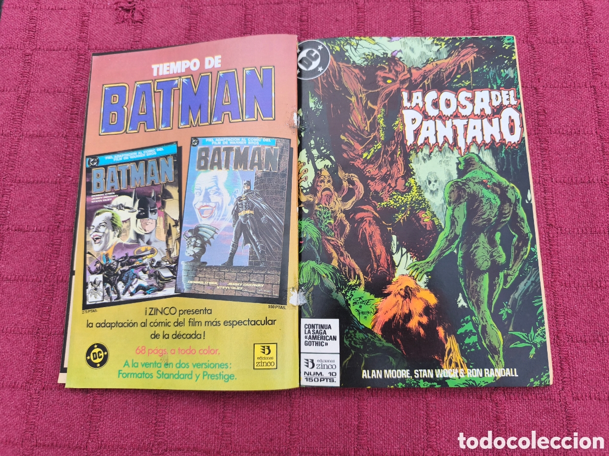 C&oacute;mics: RETAPADO LA COSA DEL PANTANO NUMEROS DEL 9 AL 12 EDITORIAL ZINCO - Foto 11