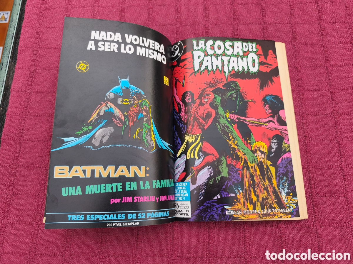 C&oacute;mics: RETAPADO LA COSA DEL PANTANO NUMEROS DEL 9 AL 12 EDITORIAL ZINCO - Foto 12