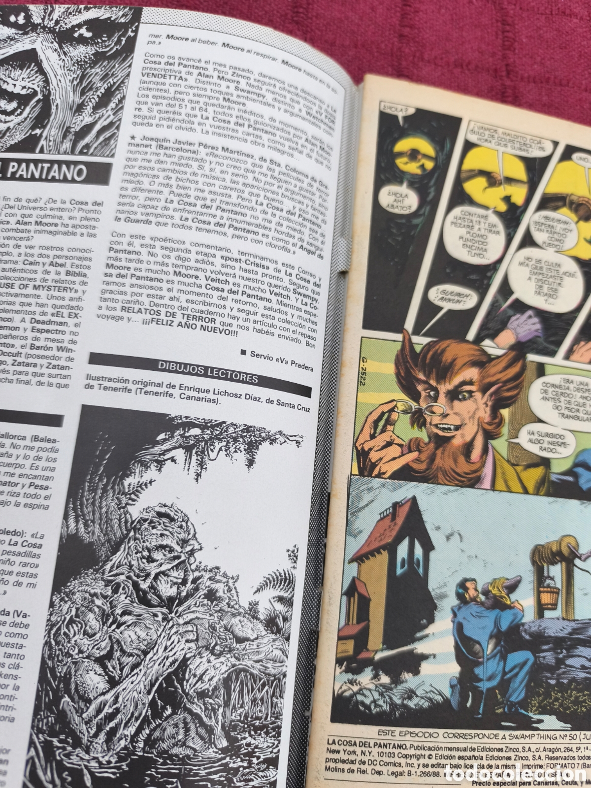 C&oacute;mics: RETAPADO LA COSA DEL PANTANO NUMEROS DEL 9 AL 12 EDITORIAL ZINCO - Foto 14
