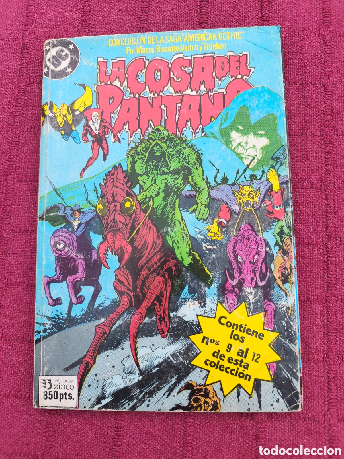 C&oacute;mics: RETAPADO LA COSA DEL PANTANO NUMEROS DEL 9 AL 12 EDITORIAL ZINCO