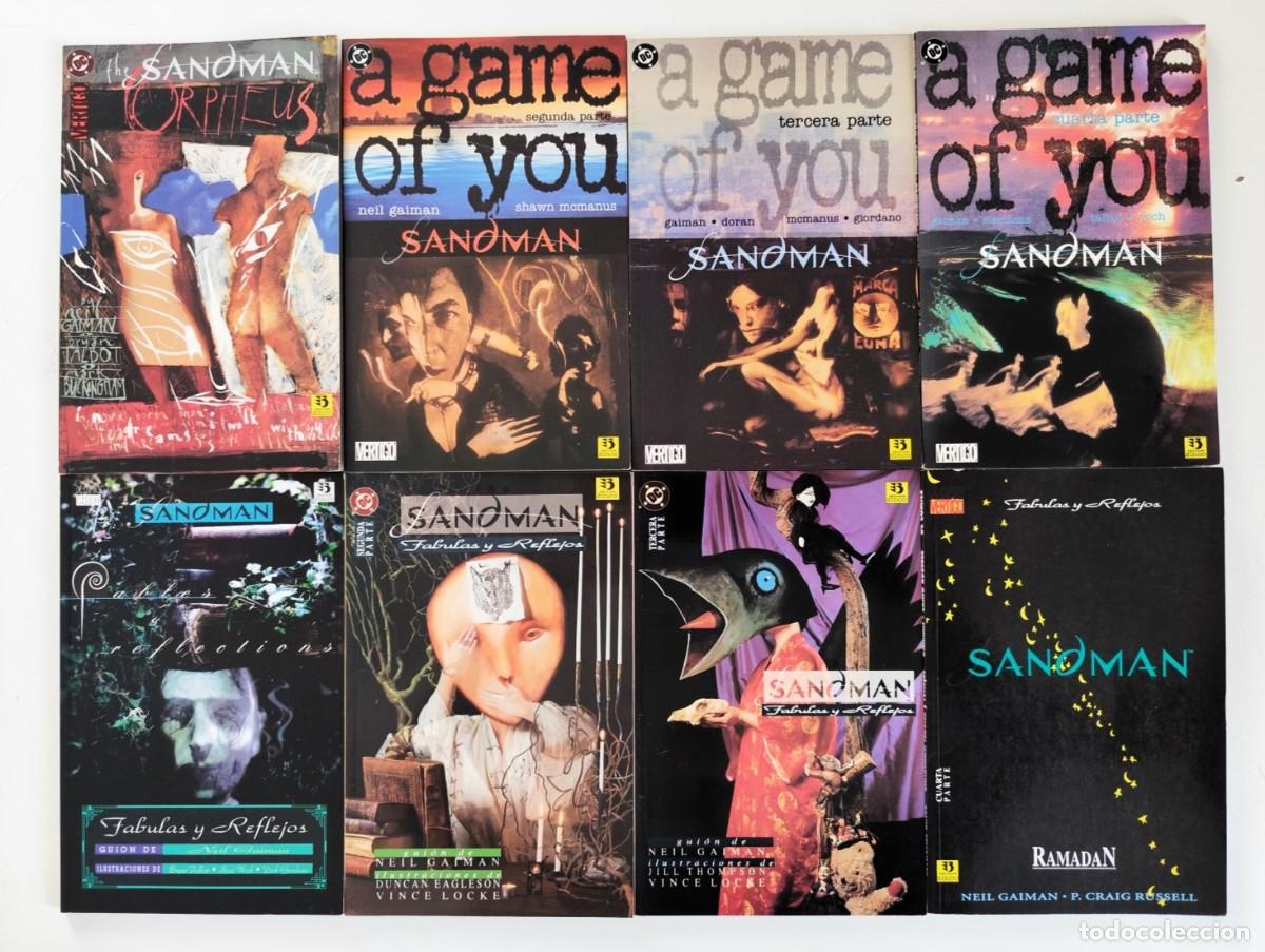 C&oacute;mics: SANDMAN Vol.2 # 1 2 3 4 5 6 7 8 (NEIL GAIMAN) A Game Of You / F&aacute;bulas y Reflejos ~ DC/ZINCO (1993)