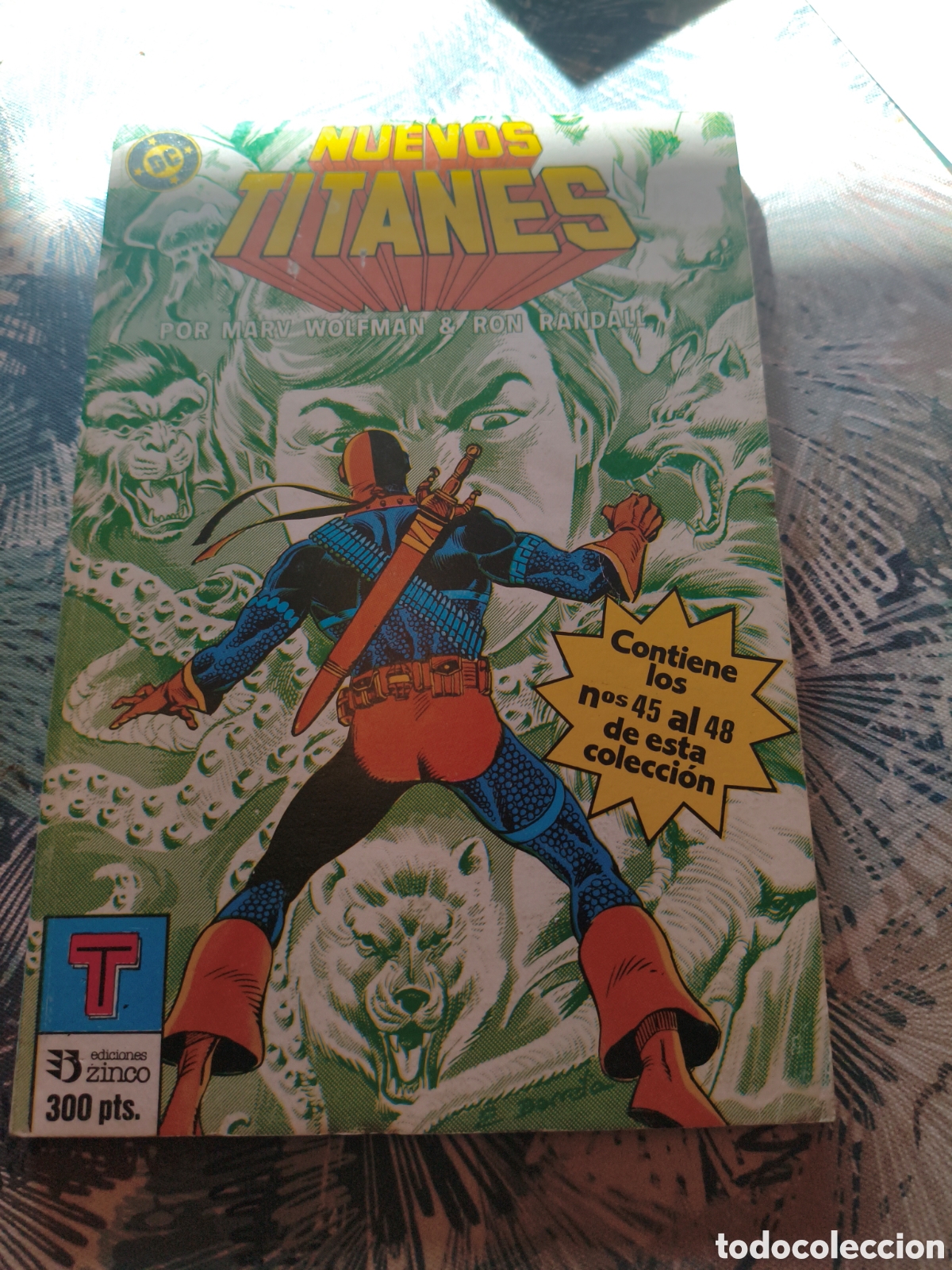 C&oacute;mics: nuevos titanes volumen 1 zinco retapado n&uacute;meros 45, 46, 47 y 48