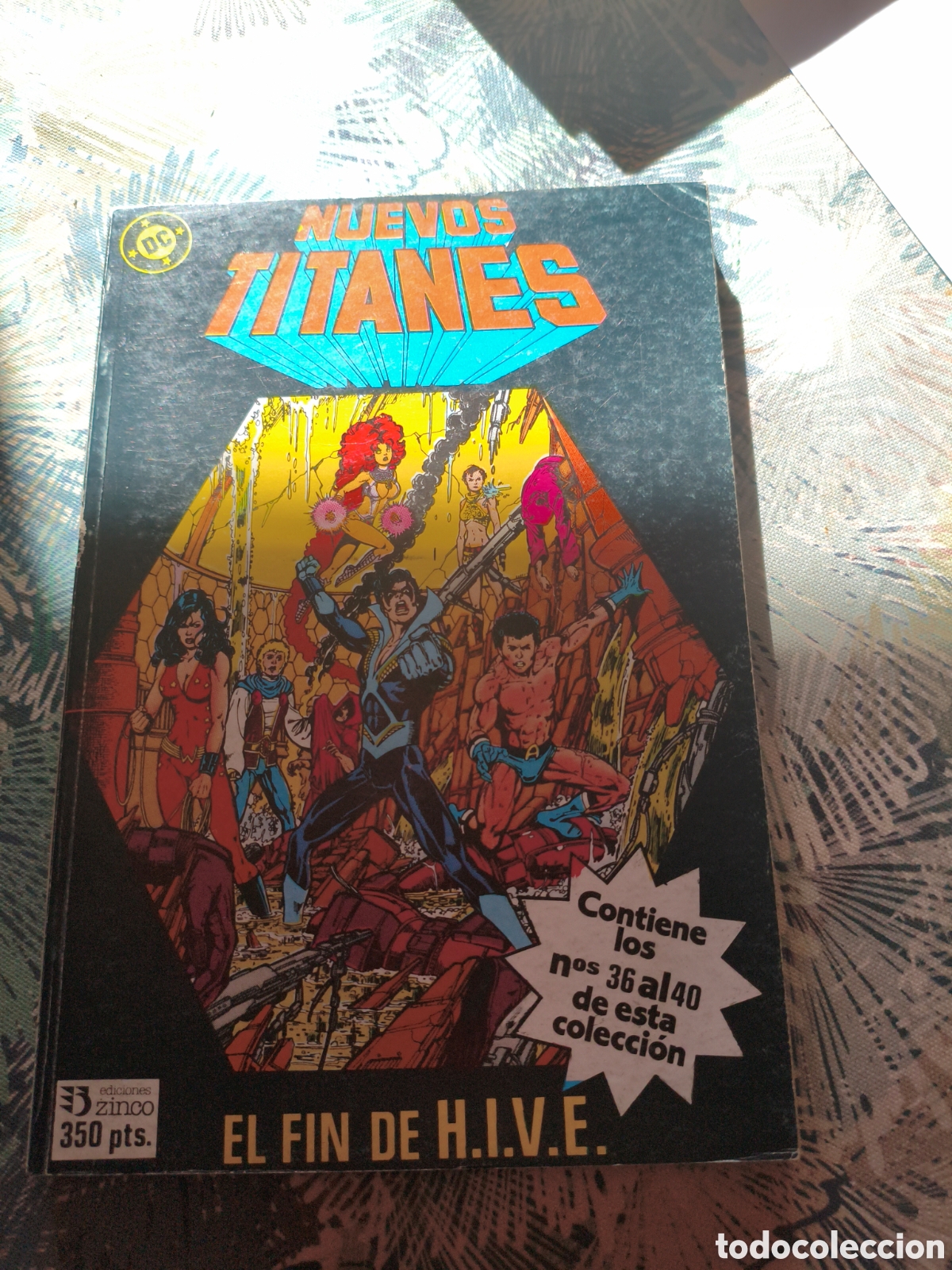 C&oacute;mics: nuevos titanes volumen 1 zinco retapado 36,37 , 38, 39 y 40