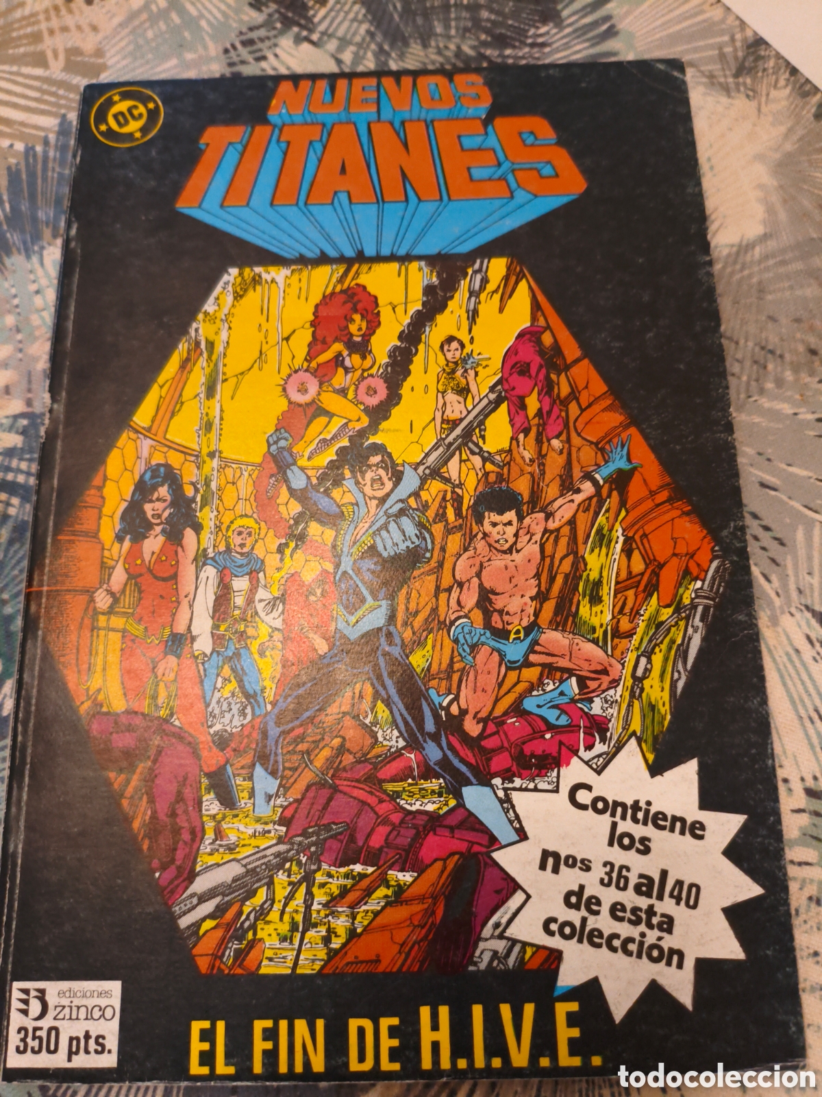 C&oacute;mics: nuevos titanes volumen 1 zinco retapado 36, 37, 38, 39 y 40