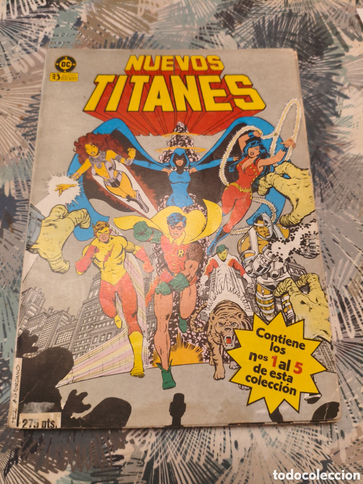 C&oacute;mics: nuevos titanes volumen 1 zinco retapado 1, 2, 3, 4 y 5