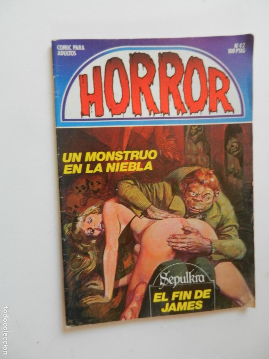C&oacute;mics: HORROR N&ordm; 44- LA ORGIA DE LOS AMANTES DEFORMES - ESCLAVOS DE UN ASESINO - COMIC PARA ADULTOS - ZINCO