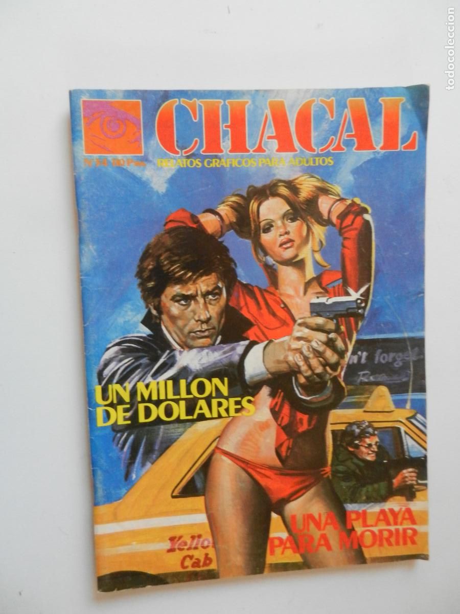 C&oacute;mics: CHACAL N&ordm; 34 - UN MILLON DE DOLARES - UNA PLAYA PARA MORIR - ED ZINCO -1985- PARA ADULTOS