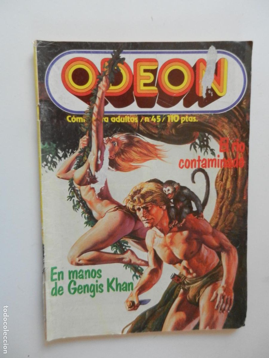 C&oacute;mics: ODEON - 45- EL RIO CONTAMINADO - EN MANOS DE GENGIS KHAN - COMIC ZINCO PARA ADULTOS -1984