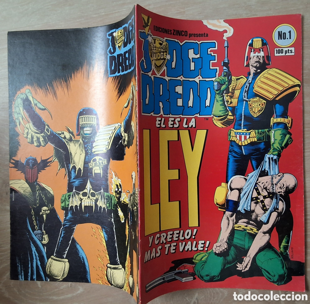 C&oacute;mics: Judge dredd comic n&uacute;mero 1 edita zinco