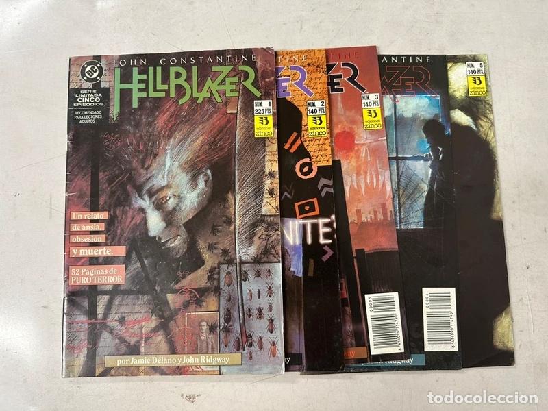 C&oacute;mics: John Constantine - Hellblazer, miniss&eacute;rie em 5 edi&ccedil;&otilde;es em espanhol