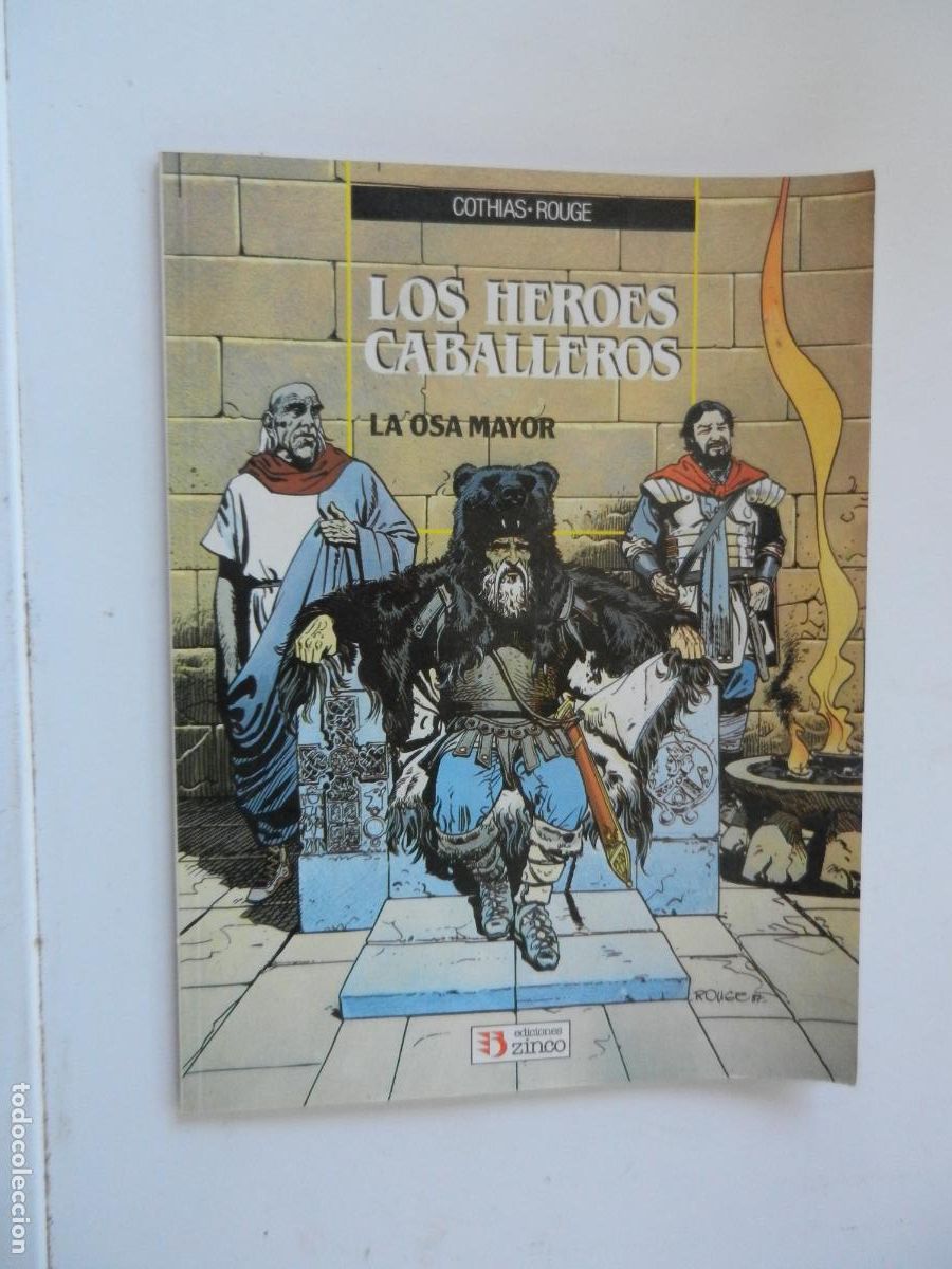 C&oacute;mics: LOS HEROES CABALLEROS -PERD CHEVAL N&ordm; 1 LA OSA MAYOR N&ordm; 2 - COTHIAS .ROUGE - EDC. ZINCO 1990