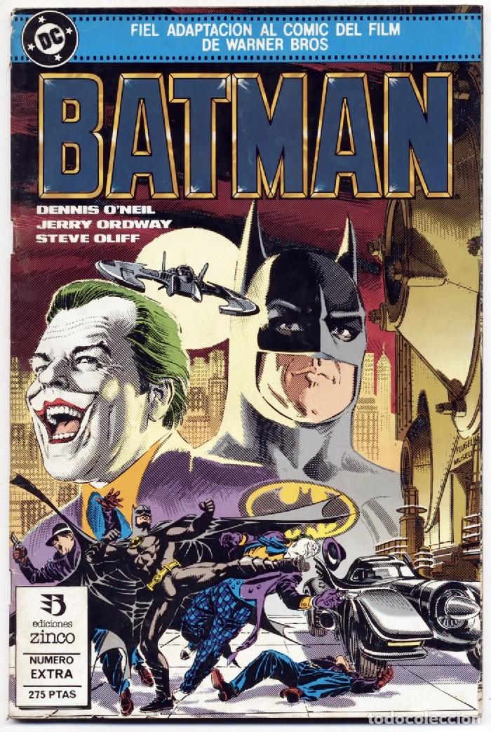 Comics : EXTRA BATMAN FIEL ADAPTACION AL COMIC FILM WARNER BROS EDICIONES ZINCO DC COMICS 1989