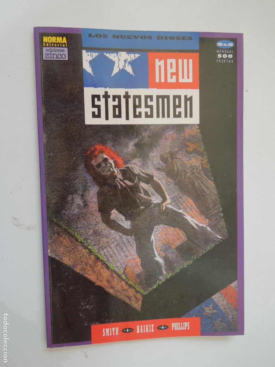 C&oacute;mics: NEW STATESMEN - EDICIONES ZINCO NORMA EDITORIAL 1991 - N&ordm; 2-3-4-5 DE 5