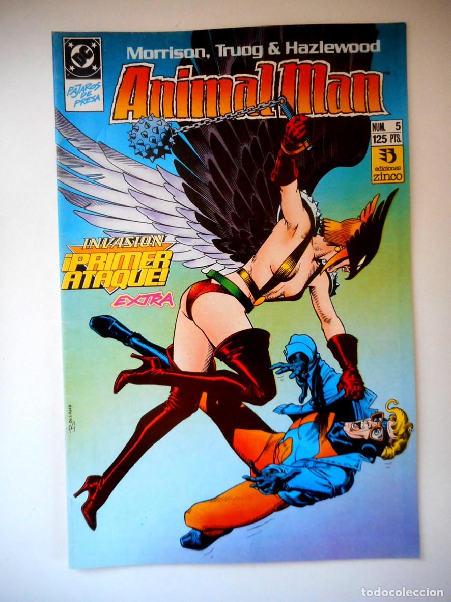 C&oacute;mics: ANIMAL MAN N&ordm;5 (ZINCO-JUNIO 1989) GRANT MORRISON - CHAS TRUOG