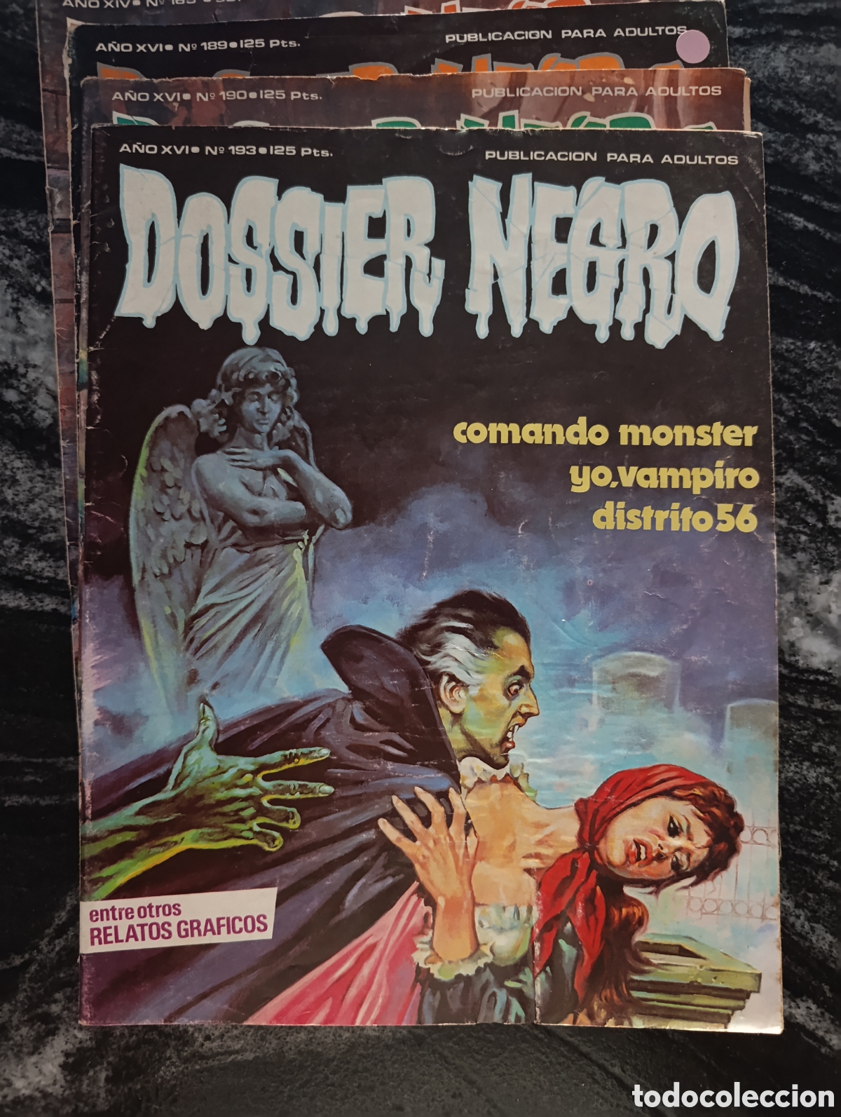 C&oacute;mics: DOSSIER NEGRO. Lote 8 numeros - Foto 5
