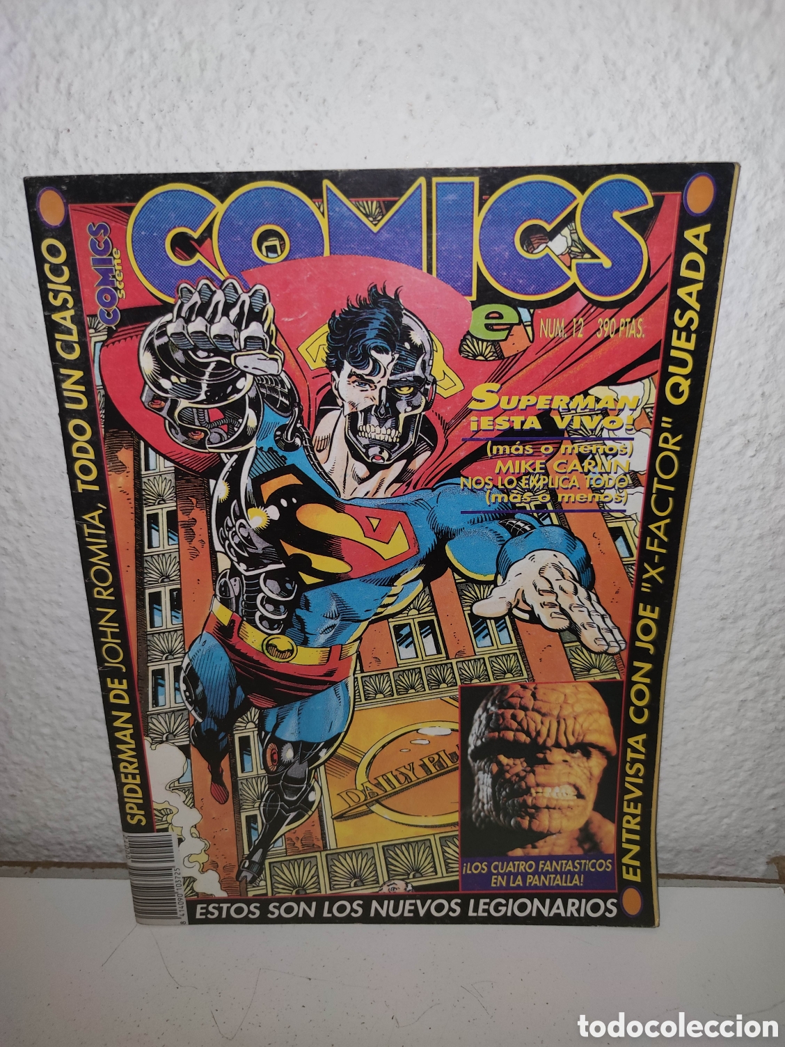 C&oacute;mics: Revista - Comics Scene 12 - Zinco - Superman, John Romita, Quesada, Cuatro fantasticos