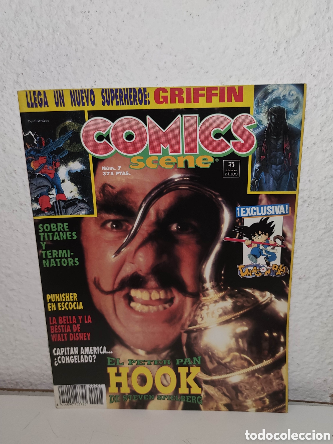C&oacute;mics: Revista - Comics Scene 7 - Zinco - Hook, Dragon Ball, Punisher, La bella y la bestia, Cap. America